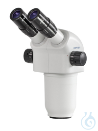 Stereo zoom microscope head, 0,6x-5,5x; Binocular; for series OZP-5 To enable...